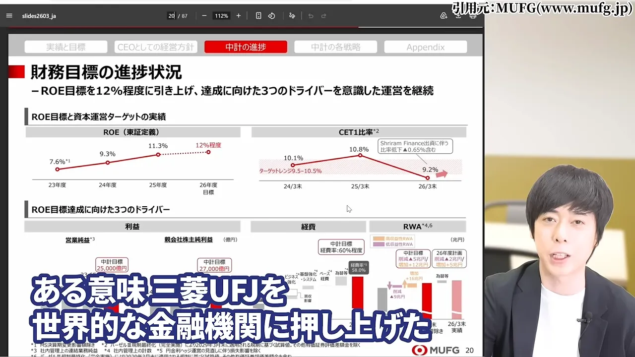三菱UFJフィナンシャル・グループの株価どこまで上がる?なぜ安いと言われる?配当金と10年後の予想・急落リスク